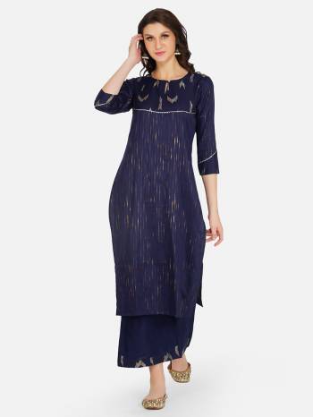 Look This Readymade Long Kurti With Bottom In Fine Color. Kurti And Bottom Are Cotton Fabricated Beautified With Designer Printed. It Is Light In Weight And Easy To Carry All Day Long. 