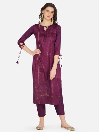 Look This Readymade Long Kurti With Bottom In Fine Color. Kurti And Bottom Are Cotton Fabricated Beautified With Designer Printed. It Is Light In Weight And Easy To Carry All Day Long. 