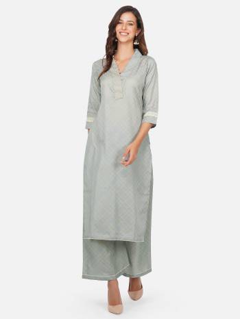 Stylist This Readymade Long Kurti With Bottom In Fine Light Color. Kurti And Bottom Are Cotton Fabricated Beautified With Designer Printed. It Is Light In Weight And Easy To Carry All Day Long. 