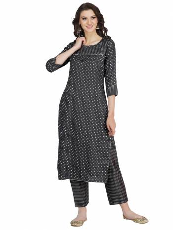 Look This Readymade Long Kurti With Bottom In Fine Color. Kurti Are Cotton And Pant Are Cotton Fabricated Beautified With Designer Printed. It Is Light In Weight And Easy To Carry All Day Long. 