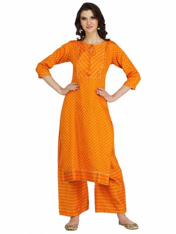 Look This Readymade Long Kurti With Bottom In Fine Color. Kurti Are Cotton And Pant Are Cotton Fabricated Beautified With Designer Printed. It Is Light In Weight And Easy To Carry All Day Long. 