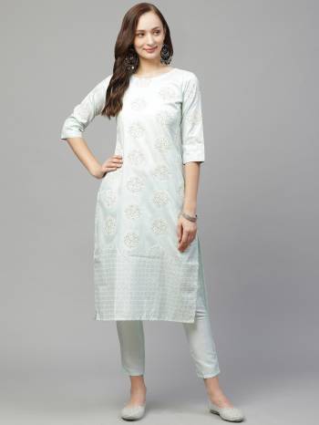 Attrective This Readymade Long Kurti With Bottom In Fine Color Fabricated On Poly Silk Beautified With Designer Khadi Printed. It Is Light In Weight And Easy To Carry All Day Long. 