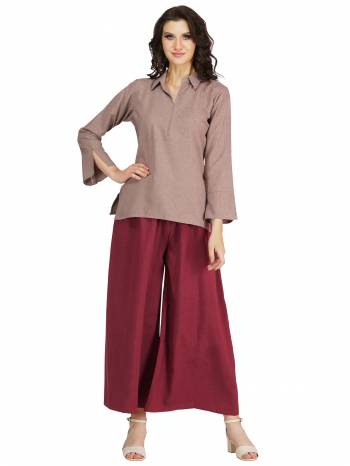 Looking This Western Style Readymade Short Kurti With Bottom In Fine Color. Kurti Are Polyester And Bottom Is Polyester Fabricated Beautified With Hand Designer. It Is Light In Weight And Easy To Carry All Day Long. 