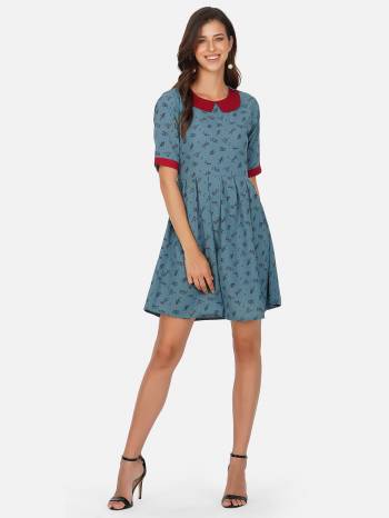 Looking This Western Style Readymade Short Kurti In Fine Color. Kurti Are Polyester Fabricated Beautified With Printed Designer. It Is Light In Weight And Easy To Carry All Day Long. 