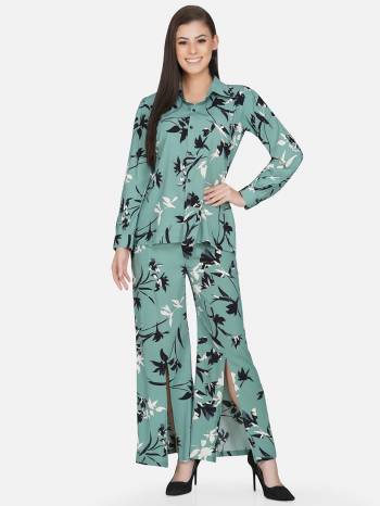 Looking Attrective This Readymade Westen Kurti With Bottom In Fine Color. Kurti And Bottom Are Polyester Fabricated Beautified With Designer Printed. It Is Light In Weight And Easy To Carry All Day Long. 