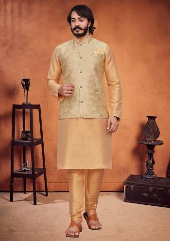 Attrective This Traditional Functional Designer Readymade Kurta,Bottom With Jacket Set. Its Kurta And Botton Are Art Silk And Jacket Is Semi Cotton Fabric With Stylist Printed.Buy Now. 