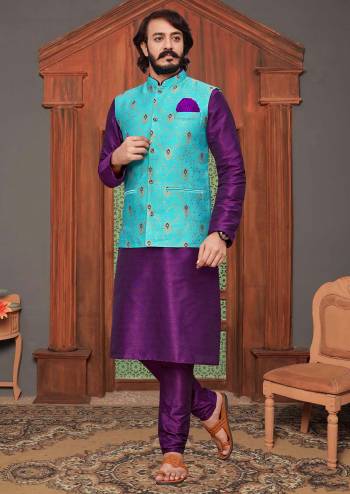 Attrective This Traditional Functional Designer Readymade Kurta,Bottom With Jacket Set. Its Kurta And Botton Are Art Silk And Jacket Is Semi Cotton Fabric With Stylist Printed.Buy Now. 