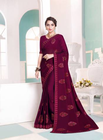 Looking This Partywear Designer Fine Color Saree Paired With Blouse.This Saree And Blouse Are Rangoli Silk Fabric With Heavy Designer Thread Embroidery Work. Buy This Pretty Saree Now.