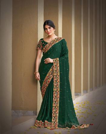 Garb This Partywear Stylist Designer Fine Colour Saree Paired With Blouse.This Saree Are Silk Georgette And Blouse Are Raw Silk Fabric With Heavy Designer Embroidery Work. Buy This Pretty Saree Now.