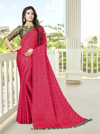 Garb This Designer Saree Are Fine Color Paired With Contrasted Blouse.This Saree Are Satin Georgette And Blouse Are Art Silk Based Wevon Designer With Mirror Work Fabric With Saree Are Printed Designer. Buy This Pretty Saree Now.