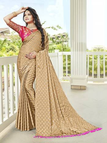 Garb This Designer Saree Are Fine Color Paired With Contrasted Blouse.This Saree Are Satin Georgette And Blouse Are Art Silk Based Wevon Designer With Mirror Work Fabric With Saree Are Printed Designer. Buy This Pretty Saree Now.