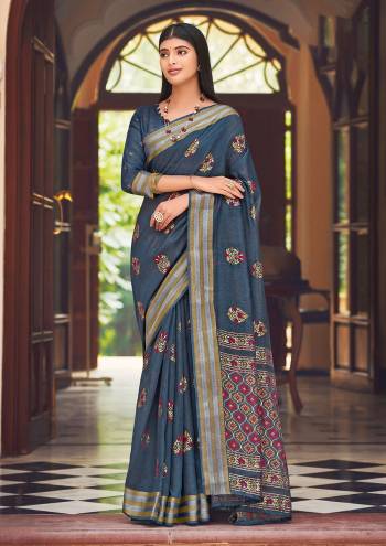 Attrective This Designer Traditional Saree Are Fine Saree Paired With Blouse.This Saree And Blouse Are Chandei Based Fabric With Heavy Wevon Designer. Buy This Pretty Saree Now.