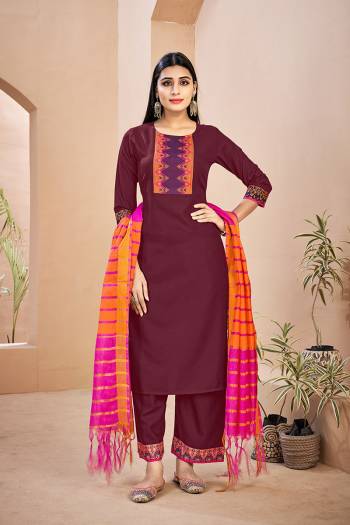 Attrective This Readymade Long Dress In Fine Color Top And Dupatta Are Rayon With Dupatta Are Art Silk Fabricated Beautified With Printed Designer Patch Work. It Is Light In Weight And Easy To Carry All Day Long. 