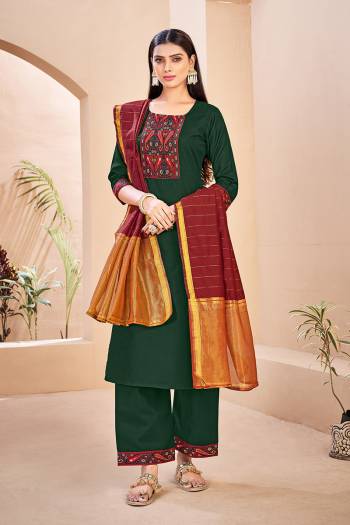 Attrective This Readymade Long Dress In Fine Color Top And Dupatta Are Rayon With Dupatta Are Art Silk Fabricated Beautified With Printed Designer Patch Work. It Is Light In Weight And Easy To Carry All Day Long. 