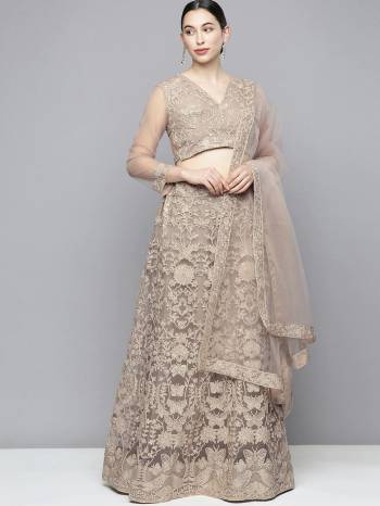 Attrective This Wedding Partywear Heavy Designer Lehenga Choli And Dupatta In Fine Color Fabricated On Net Beautified Fabric With Designer Sequance Multy Embroidery Work. Buy Now.