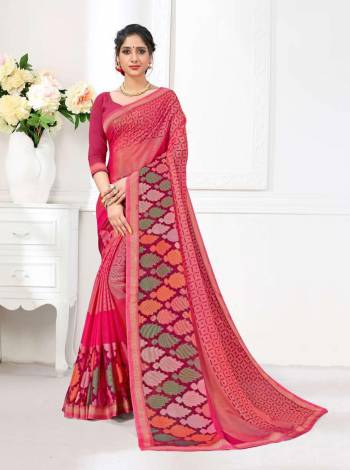 Your Personality In This Lovely Colored Designer Saree. This Saree?Are Brasso And Blouse Are Fabricated On Dupion Silk Beautified With Printed Designer. Buy This Pretty Saree Now.