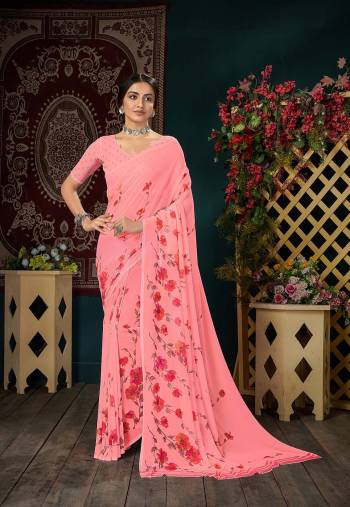 Enhance Your Personality In This Lovely Colored Designer Saree. This Saree?And Blouse Are Fabricated On Art Silk Beautified With Designer Printed. Buy This Pretty Saree Now.