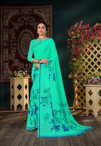 Enhance Your Personality In This Lovely Colored Designer Saree. This Saree?And Blouse Are Fabricated On Art Silk Beautified With Designer Printed. Buy This Pretty Saree Now.