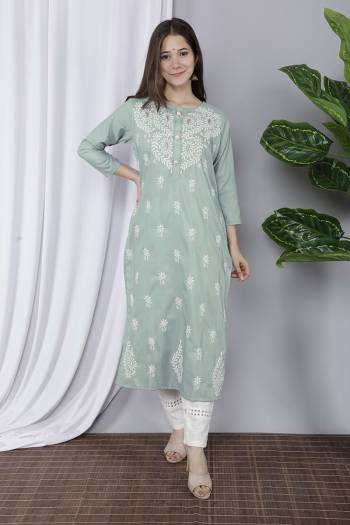 Attrective Looking This Disigner Readymade Long Straight Kurti In Fine Color. Its Kurti Are Silk Slub Fabricated Beautified With Designer Multy Embroidery Work. It Is Light In Weight And Easy To Carry All Day Long. Buy Now.