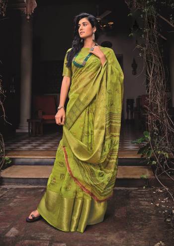 Attrective This Partywear Stylist Designer Fine Colour Saree Paired With Blouse.This Saree And Blouse Are Velvet Chiffon Fabric With Wevon Designer With Looking Printed. Buy This Pretty Saree Now.