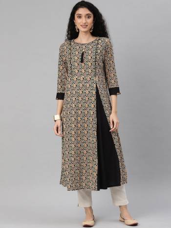 Designer This Readymade Long Kurti In Fine Color. This Kurti Are Cotton Fabricated Beautified With Designer Printed. It Is Light In Weight And Easy To Carry All Day Long. 