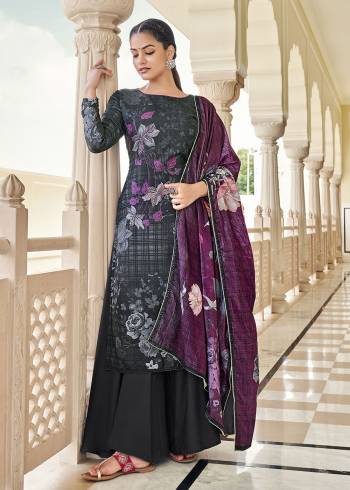 Attrective This Designer Suits In Lovely Color.?Its Pretty Designer Digital Printed With Hand Work Top Is Pashmina Silk Based Paired Bottom Pashmina Silk With Velvet Fabricated Dupatta Which Gives An Attractive To The Dress.Buy Now.