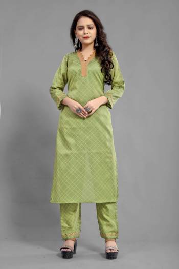 Stylist This Readymade Long Kurti In Fine Light Color. This Kurti Are Cotton Fabricated Beautified With Designer Butti Wevon With Hand Work. It Is Light In Weight And Easy To Carry All Day Long. 