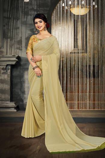 Attrective This Designer Partywear Saree Are Fine Saree Paired With Blouse.This Saree Are Georgette And Blouse Are Art Silk Wevon Designer Based Fabric. Buy This Pretty Saree Now.