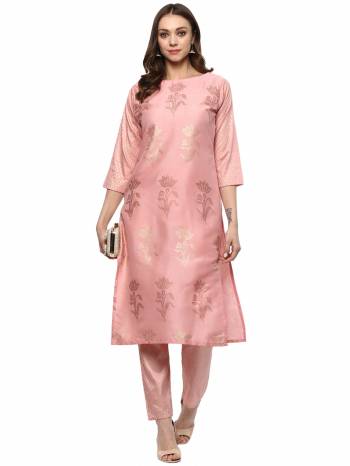 Attrective This Readymade Long Kurti In Fine Color Fabricated On Poly Silk Beautified With Designer Foil Printed. It Is Light In Weight And Easy To Carry All Day Long. Buy Now.