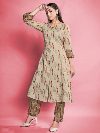 Looking This Readymade Long Kurti With Pant In Fine Color.This Kurti And Pant Are Cotton Fabricated Beautified With Designer Printed. It Is Light In Weight And Easy To Carry All Day Long. Buy Now.