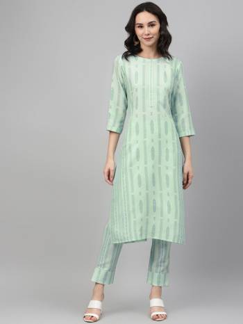 Attrective This Readymade Designer Kurti With Pant In Fine Color Fabricated On Rayon Beautified With Designer Digital Printed. It Is Light In Weight And Easy To Carry All Day Long. 