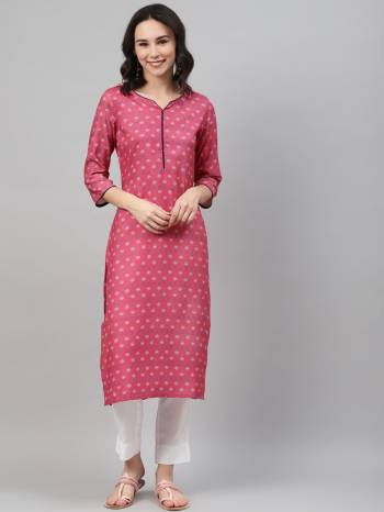 Attrective This Readymade Designer Kurti With Pant In Fine Color Fabricated On Rayon Beautified With Designer Digital Printed. It Is Light In Weight And Easy To Carry All Day Long. 