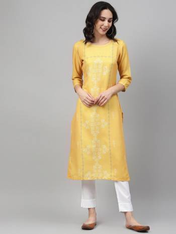 Attrective This Readymade Designer Kurti With Pant In Fine Color Fabricated On Rayon Beautified With Designer Digital Printed. It Is Light In Weight And Easy To Carry All Day Long. 