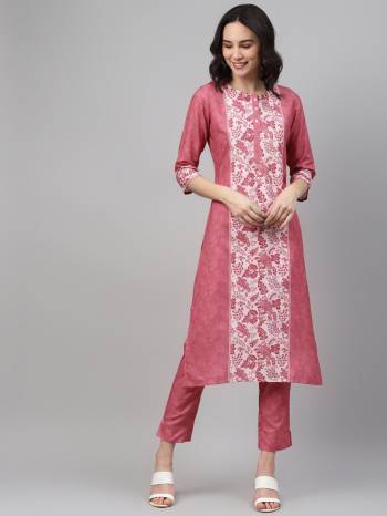 Attrective This Readymade Designer Kurti With Pant In Fine Color Fabricated On Rayon Beautified With Designer Digital Printed. It Is Light In Weight And Easy To Carry All Day Long. 