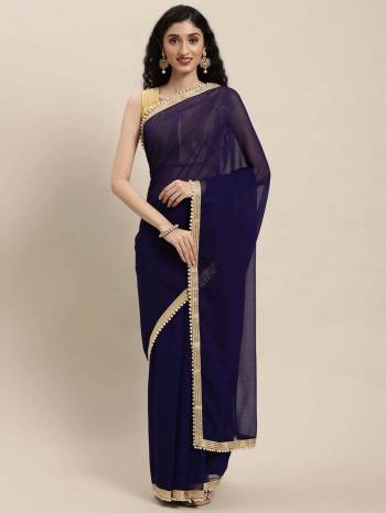 Designer This Partywear Fine Color Saree Paired With Contrasted Blouse.This Saree Are Georgette And Blouse Are Poly Silk Fabric With Designer Moti Work Lace Border. Buy This Pretty Saree Now.