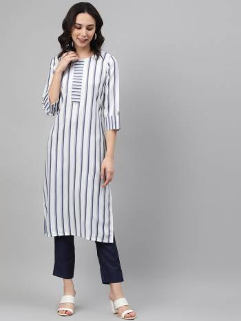 Looking This Readymade Long Kurti With Bottom Are Fine Color. This Kurti And Pant Are Fabricated On Rayon Beautified With Designer Digital Printed. It Is Light In Weight And Easy To Carry All Day Long. Buy Now.