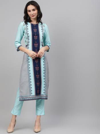 Looking This Readymade Long Kurti With Bottom Are Fine Color. This Kurti And Pant Are Fabricated On Rayon Beautified With Designer Digital Printed. It Is Light In Weight And Easy To Carry All Day Long. Buy Now.