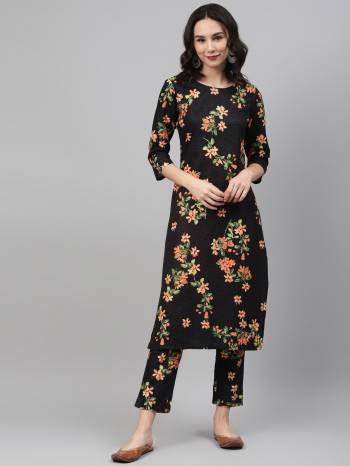 Looking This Readymade Long Kurti With Bottom Are Fine Color. This Kurti And Pant Are Fabricated On Rayon Beautified With Designer Digital Printed. It Is Light In Weight And Easy To Carry All Day Long. Buy Now.