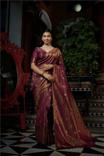 For A Proper Traditional Look , Grab This Pretty Saree In Beautifull Color Paired With Lovely Colored Blouse. This Saree Is Fabricated On Raw Silk Paired With Raw Silk Blouse Buy These Pretty Saree Collection Now