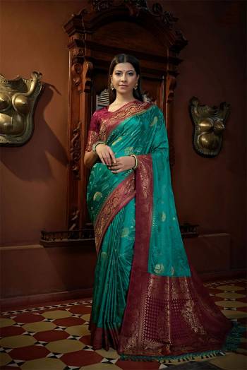 For A Proper Traditional Look , Grab This Pretty Saree In Beautifull Color Paired With Lovely Colored Blouse. This Saree Is Fabricated On Satin Silk Paired With Satin Silk Blouse Buy These Pretty Saree Collection Now