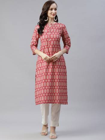 Grab This Readymade Straight Long Kurti With Pant In Pretty Color. This Kurti And Pant Are Fabricated On Rayon Beautified With Designer Digital Printed. It Is Light In Weight And Easy To Carry All Day Long. 