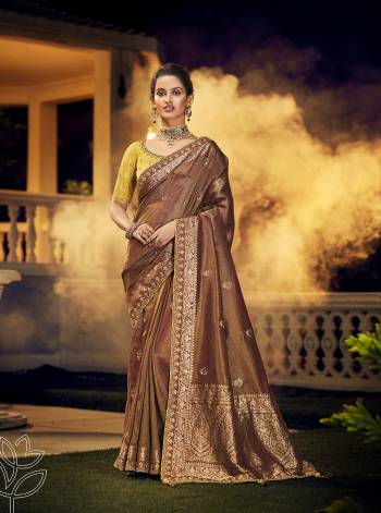 For A Royal And Beautiful Look, Grab This Beautifull Saree In Pretty Color Paired With Pretty Colored Blouse. This Saree Is Fabricated On Viscose Dola Silk Paired With Raw Silk Fabricated Blouse.