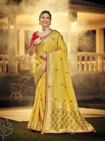 For A Royal And Beautiful Look, Grab This Beautifull Saree In Pretty Color Paired With Pretty Colored Blouse. This Saree Is Fabricated On Viscose Dola Silk Paired With Raw Silk Fabricated Blouse.