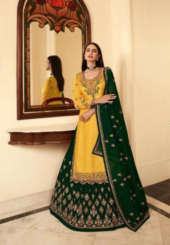 Look Pretty Wearing This Designer Suit In Pretty Color Paired With Contrast?Colored Bottom And Dupatta. Its Top Is Fabricated On Georgette Paired With Georgette Bottom And Faux Georgette Dupatta. Its Top Is Beautified With Blooming Color,Heavy Embroidery Work. Buy Now