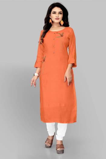 Here Is Very Pretty Hand Work Long Kurti,This Pretty Kurti Is Beautified With Designer Hand Work.BuyThese Collection Now