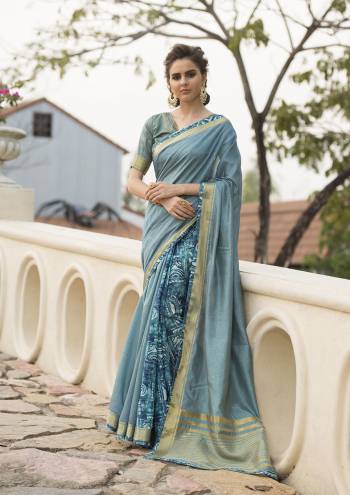 Here Is A Beautiful Digital Print Art Silk Fabricated Saree And Blouse.This Saree And Blouse Are Beautified With Digital Printed,Cut Patch, Border,Piping.Buy This Pretty Saree Now