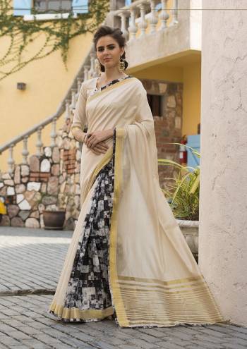 Here Is A Beautiful Digital Print Art Silk Fabricated Saree And Blouse.This Saree And Blouse Are Beautified With Digital Printed,Cut Patch, Border,Piping.Buy This Pretty Saree Now