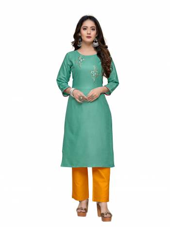 This Readymade Collection Come With Pretty Colored And Rayon Cotton Slub Fabricated?Beautified With Designer Embroidery Work.