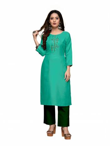 This Readymade Collection Come With Pretty Colored And Rayon Cotton Slub Fabricated?Beautified With Designer Embroidery Work.