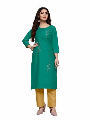 This Readymade Collection Come With Pretty Colored And Rayon Cotton Slub Fabricated?Beautified With Designer Embroidery Work.